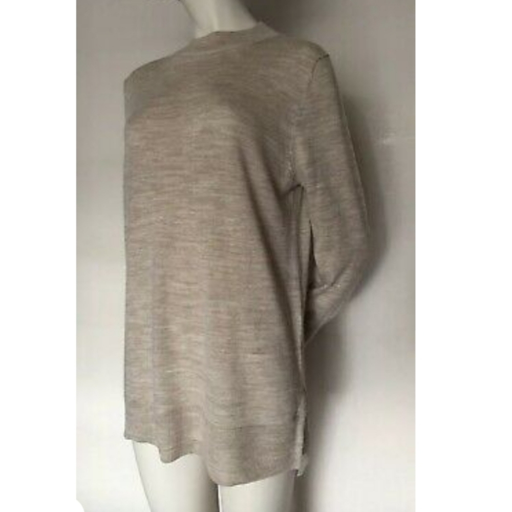 Badgley Mischka 100% Merino Wool Sweater - Purple